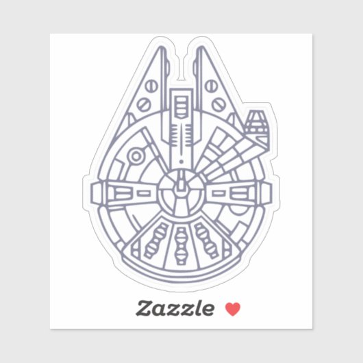 Spaceship Sticker (Blatt)