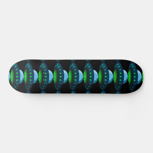 SPACESHIP UFO SKATEBOARD DECK (Horizontal)