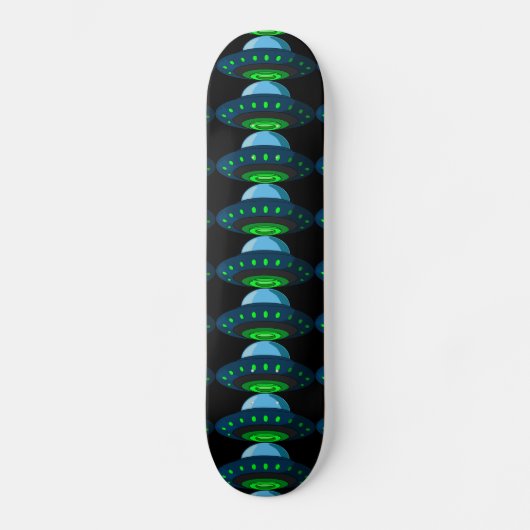 SPACESHIP UFO SKATEBOARD DECK (Vorderseite)