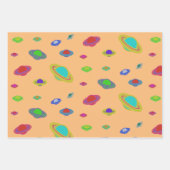 Spaceship-Wrapping-Papier für Alien Geschenkpapier Set (Vorderseite 3)