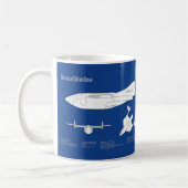 SpaceShipOne - Flugzeugkonzepte ABD Kaffeetasse (Links)