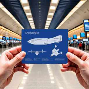 SpaceShipOne - Flugzeugkonzepte ABD Postkarte