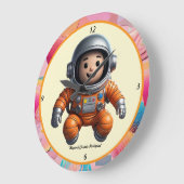 "Spacetime Adventure" Große Wanduhr (Winkel)