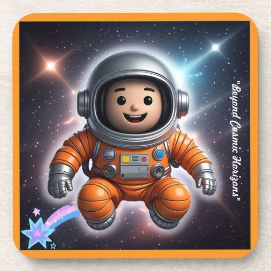 "Spacetime Expedition" Getränkeuntersetzer (Vorderseite)