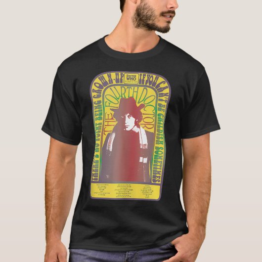 Spacetime-Tour 4th Doctor Baker Retro Time Travel T-Shirt (Vorderseite)