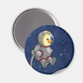 Spacewalk Chickie Magnet (Vorderseite/Rückseite)