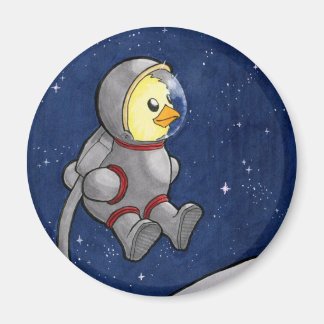 Spacewalk Chickie Magnet