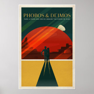SpaceX Mars tourism Plakat/DP Poster
