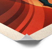 SpaceX Mars tourism Plakat/VM Poster (Ecke)