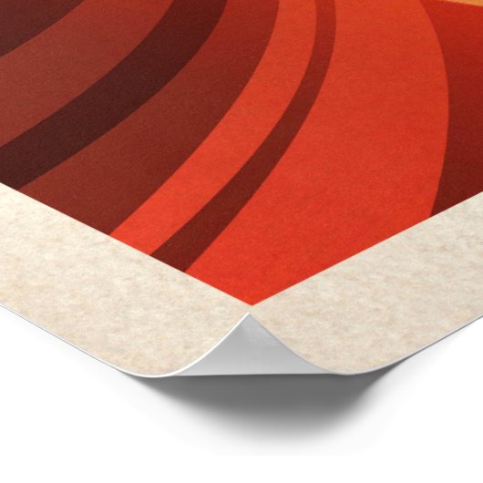 SpaceX Mars Valles Marineris Tourismus Poster (Ecke)