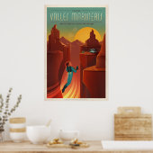 SpaceX Mars Valles Marineris Tourismus Poster (Küche)