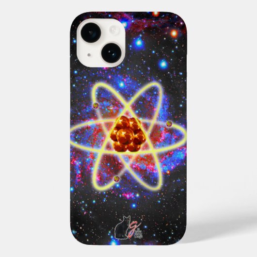 Spacey Atomic Case-Mate iPhone Hülle (Rückseite)