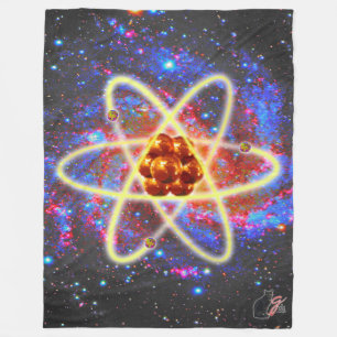 Spacey Atomic Fleecedecke