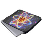 Spacey Atomic Laptopschutzhülle (Vorne Knopf)