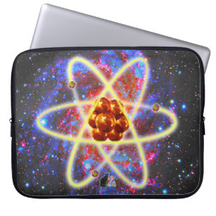 Spacey Atomic Laptopschutzhülle