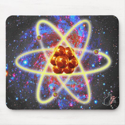Spacey Atomuse Pad Mousepad (Vorne)