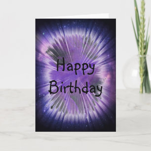 Spacey Birthday Card Karte