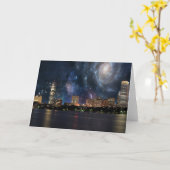Spacey Boston Karte (Gelbe Blume)