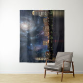 Spacey Boston Wandteppich (Beispiel)