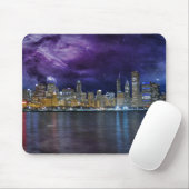 Spacey Chicago Skyline Mousepad (Mit Mouse)