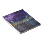 Spacey Chicago Skyline Notizblock (angewinkelt)