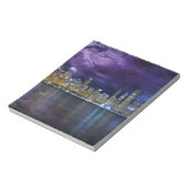 Spacey Chicago Skyline Notizblock (Rotiert)