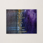 Spacey Chicago Skyline Puzzle (Horizontal)