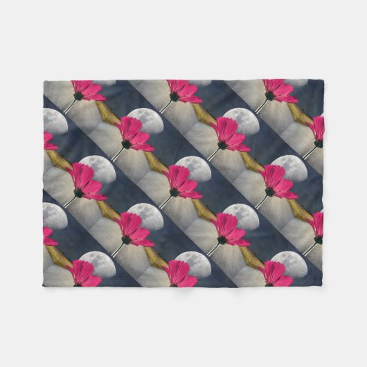 Spacey Cosmos Fleecedecke (Vorderseite (Horizontal))