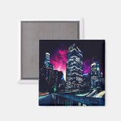 Spacey Los Angeles Magnet (Vorderseite/Rückseite)