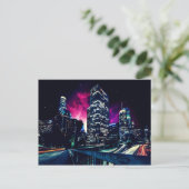 Spacey Los Angeles Postkarte (Stehend Vorderseite)