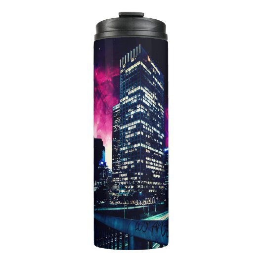 Spacey Los Angeles Thermosbecher (Vorderseite)
