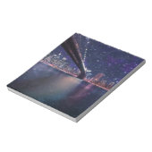 Spacey Manhattan Skyline Notizblock (Rotiert)
