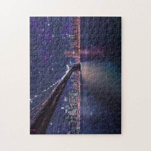 Spacey Manhattan Skyline Puzzle (Vertikal)