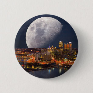 Spacey Pittsburgh Button