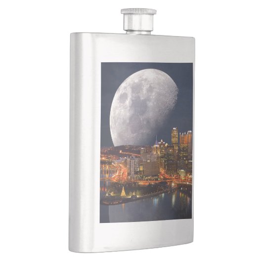 Spacey Pittsburgh Flachmann (Rechts)