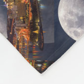 Spacey Pittsburgh Fleecedecke (Ecke)