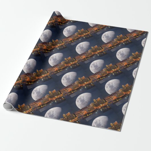 Spacey Pittsburgh Geschenkpapier (Ungerollt)