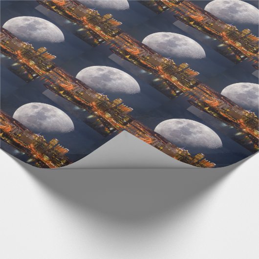 Spacey Pittsburgh Geschenkpapier (Ecke)