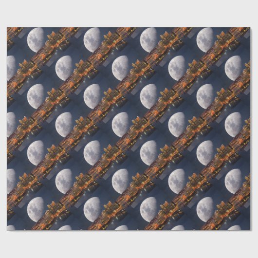 Spacey Pittsburgh Geschenkpapier (Flach)