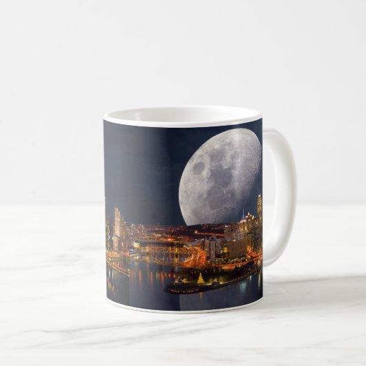 Spacey Pittsburgh Kaffeetasse (VorderseiteRechts)
