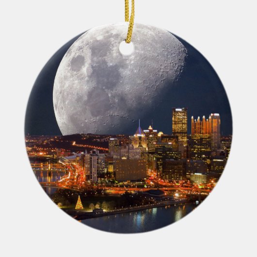 Spacey Pittsburgh Keramikornament (Vorne)