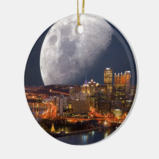 Spacey Pittsburgh Keramikornament (Links)