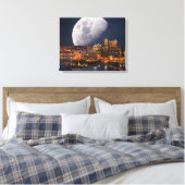 Spacey Pittsburgh Leinwanddruck (Insitu (Schlafzimmer))