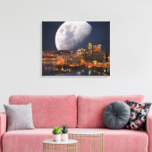 Spacey Pittsburgh Leinwanddruck (Insitu (Wohnzimmer))