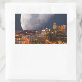 Spacey Pittsburgh Rechteckiger Aufkleber (Tasche)