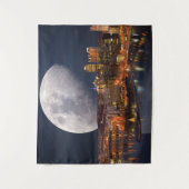 Spacey Pittsburgh Wandteppich (Vorderseite)