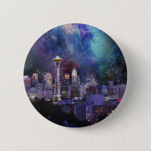 Spacey Seattle Button