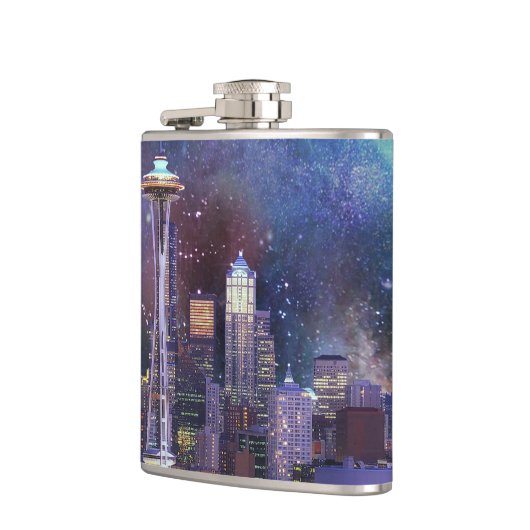 Spacey Seattle Flachmann (Links)