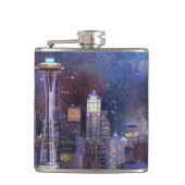 Spacey Seattle Flachmann (Vorderseite)