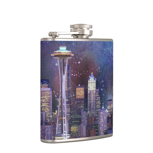 Spacey Seattle Flachmann (Rechts)